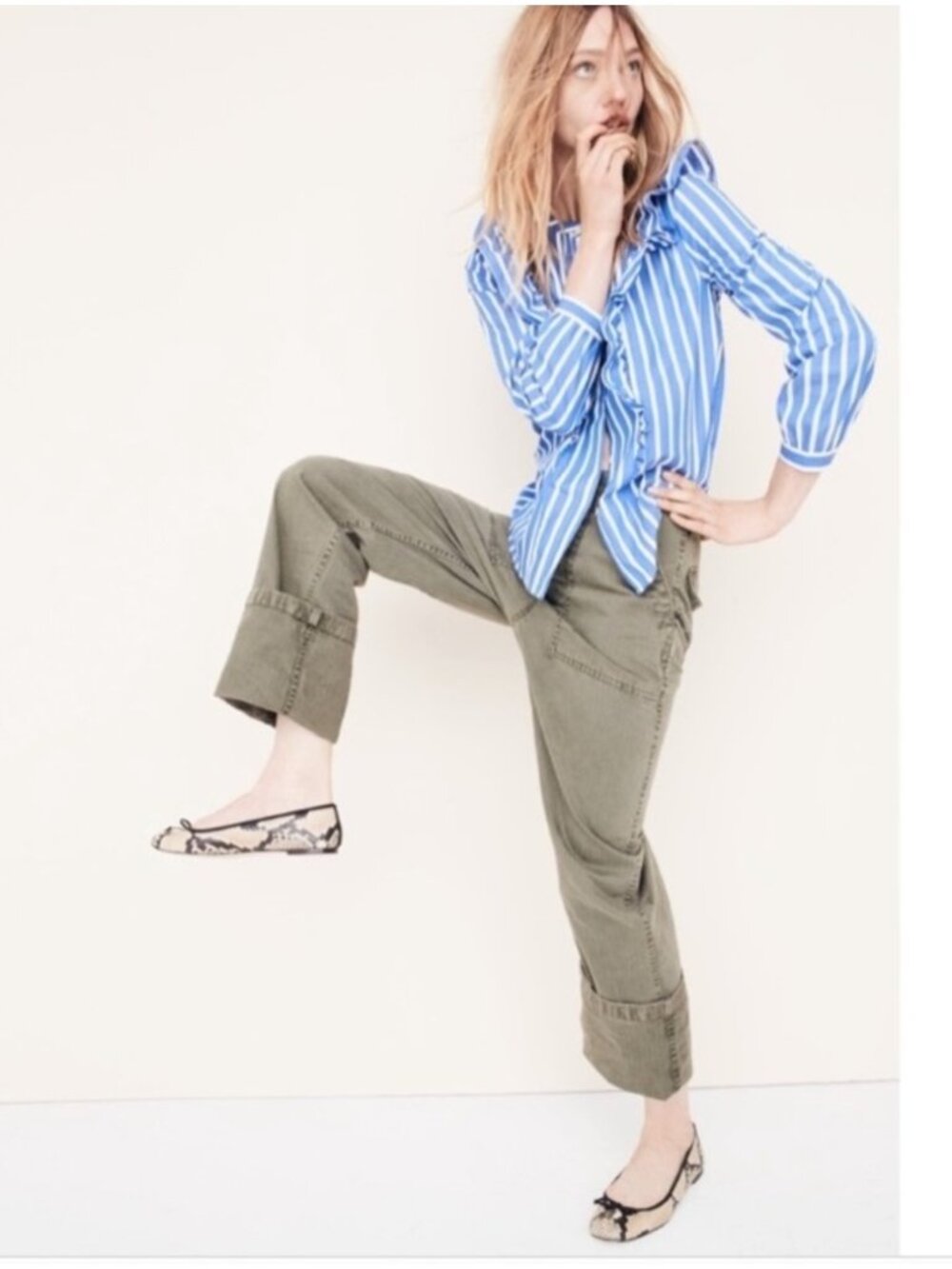 NWT J. Crew Foundry Pant Herring Spanish Moss - Picture 5 of 13